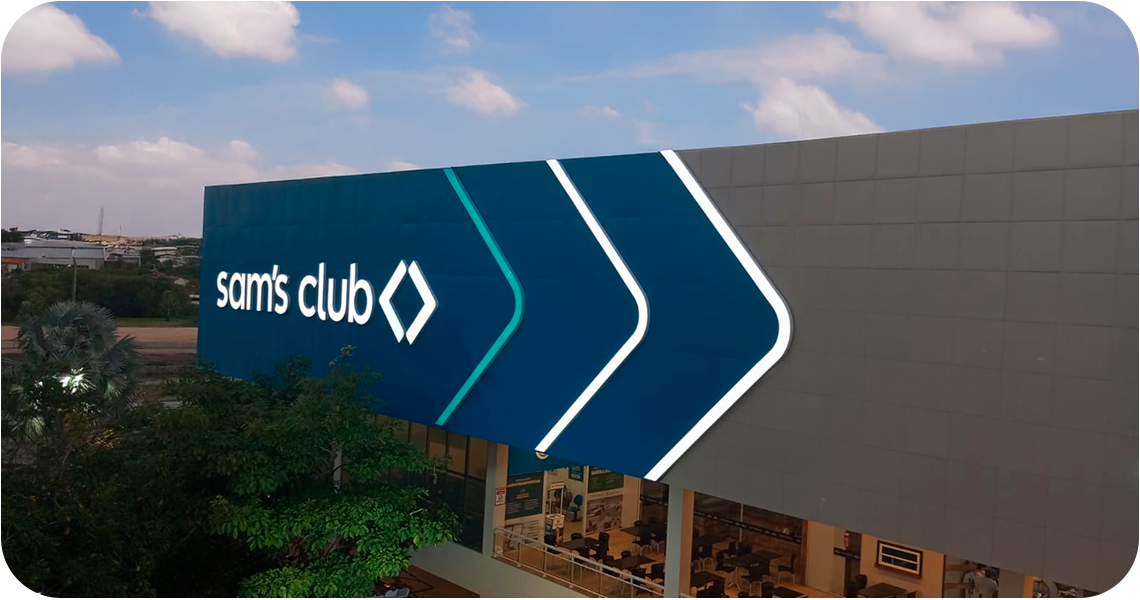 Fachada Sams Club